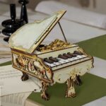 Chord Movement Piano 3D Wooden Puzzle_White_2
