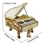Chord Movement Piano 3D Wooden Puzzle_White_5