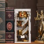 Law Library Book Nook Miniature Dollhouse_3