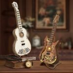 Playable Wooden Guitar 3D Wooden Puzzle_2
