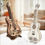 Playable Wooden Guitar 3D Wooden Puzzle_3