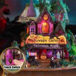 Halloween Night House DIY Miniature Dollhouse_6