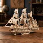 Flying Dutchman Ghost Ship 3D Wooden Puzzle_3