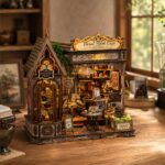 Floral Mark Cafe DIY Miniature Dollhouse_4