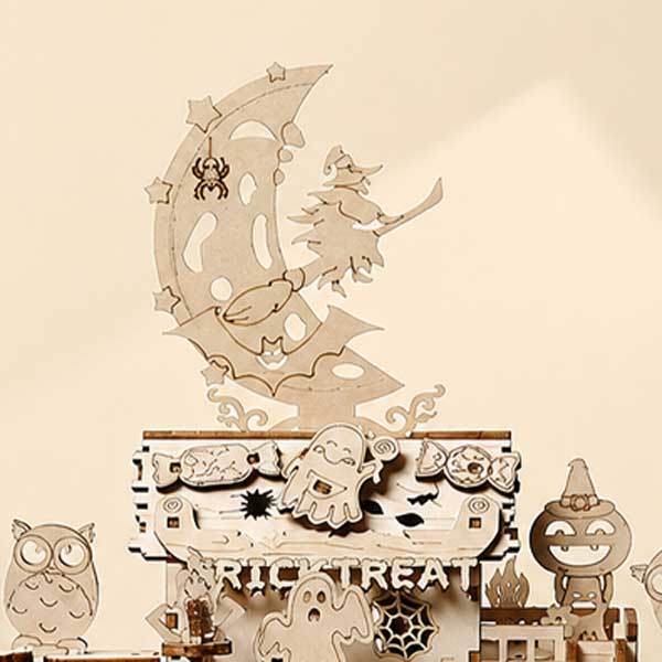Halloween Haunted House 3D Wooden Puzzle_Description_2