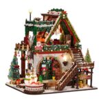 Snowy Christmas Lodge DIY Miniature Dollhouse_1