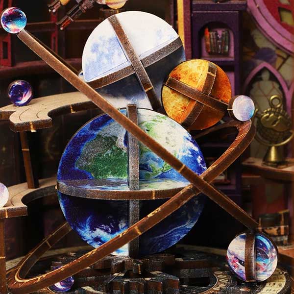 Star Gazer's Sanctum 3D Wooden Puzzle_Description_4