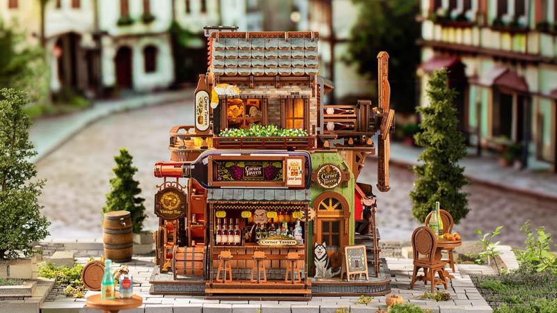 Corner Tavern 3D Wooden Puzzle_Description_1