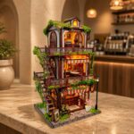 Time Layered Book Cafe DIY Miniature Dollhouse_3