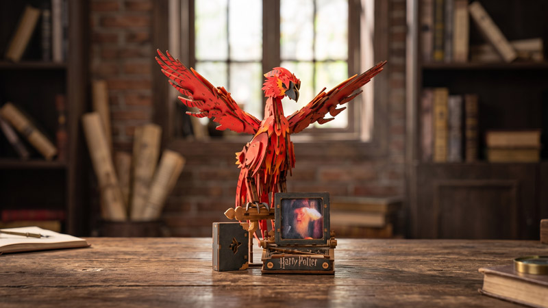 Flaming Phoenix 3D Wooden Puzzle_Description_1