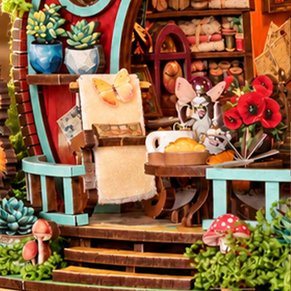 Sunset Nest DIY Miniature Dollhouse_Description_7